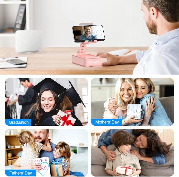 TechGlow Gifts for Men Women Foldable Cellphone Stand - Image 8