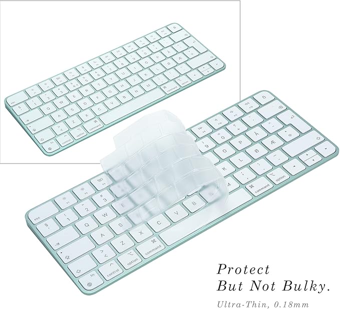 Keyboard Cover for New M4 iMac Magic Keyboard Model A3118/A2449, Touch ID - Image 5