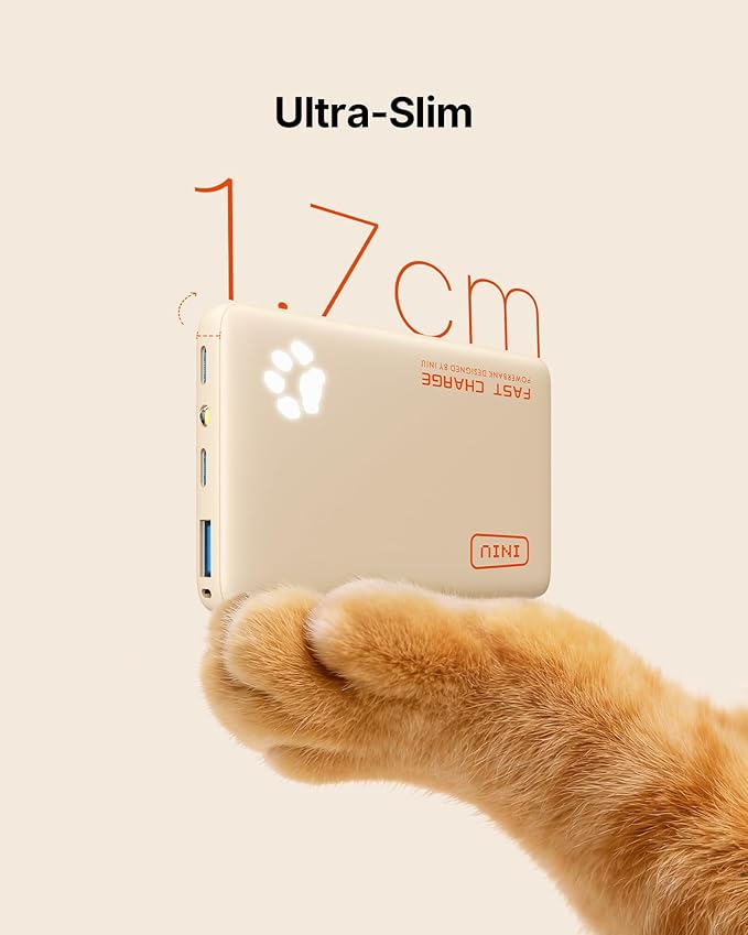 INIU 45W Fast Charging Portable Charger, 40% Smaller 10000mAh - Image 3