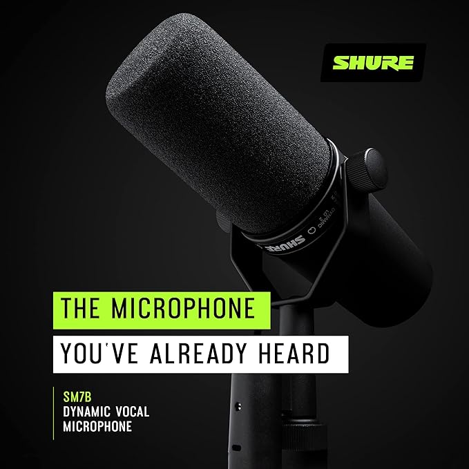 Shure SM7B Dynamic Studio Microphone - Image 5