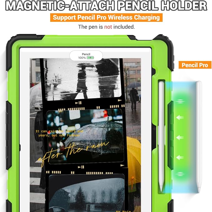SEYMAC for iPad Air 13 Inch Case M3 2025/ M2 2024, Heavy Duty Shockproof - Image 8