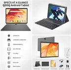 Android Tablet with Keyboard, Android 14 Tablet, 12 GB+128GB, 1TB Expand - Image 2