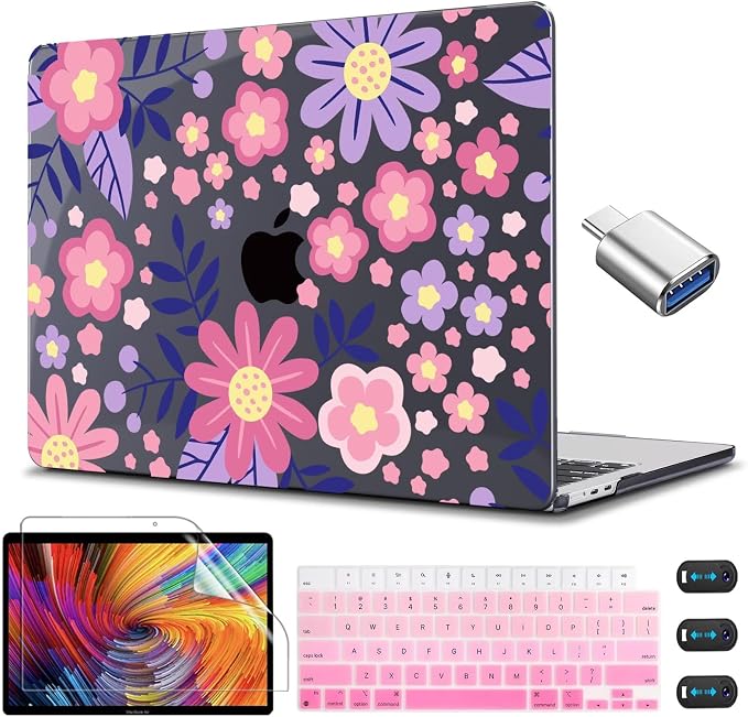 CISSOOK for MacBook Air 13 inch M4 M3 M2 Case 2025 2024 2023 2022, Hard Shell by CISSOOK