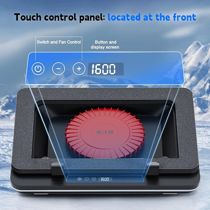 IETS GT600 Laptop Cooling Pad Equipped Gigantic Turbo-Fan（5.5inch Diameter） - Image 6
