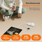 Magnetic Portable Charger, 16800mAh Wireless Power Bank, - Image 4