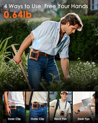 Portable Waist Fan Clip on, Personal Wearable Belt Fan 10000mAh Rechargeable - Image 3