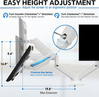 MOUNTUP Dual Monitor Stand for Desk, Pneumatic Monitor Arms for 2 Monitors Max - Image 6