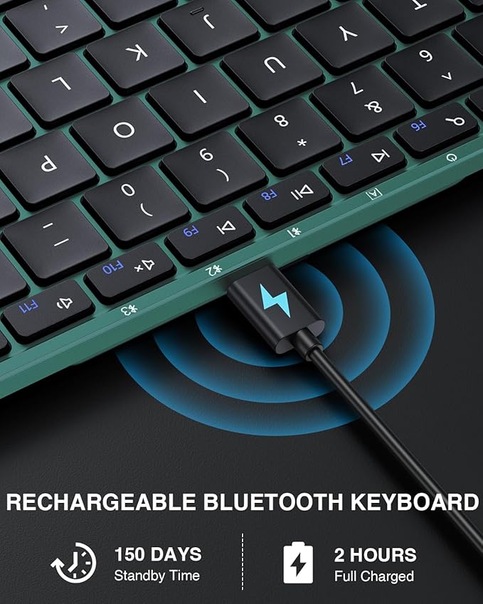 ProtoArc Foldable Bluetooth Keyboard, XK01 Full-Size Portable Wireless Keyboard - Image 7