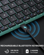 ProtoArc Foldable Bluetooth Keyboard, XK01 Full-Size Portable Wireless Keyboard - Image 7
