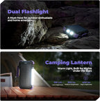BLAVOR Solar Power Bank 20000mAh Built-in Cables, Wireless Charger - Image 5