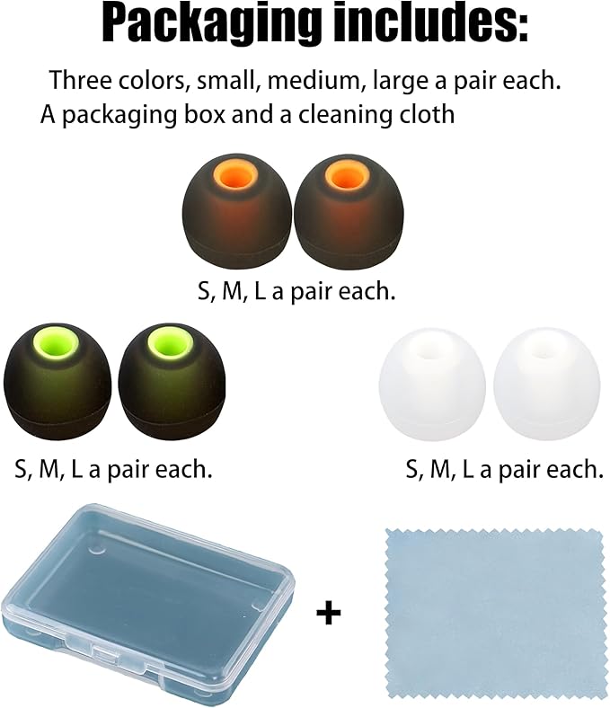 Silicone Earbud Tips Replacement - Image 7