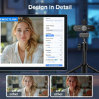 EMEET NOVA 4K Webcam with Tripod - Image 7