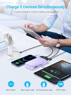Portable Charger 32000mAh, 22.5W QC 3.0 PD 20W Smart LED Display Fast Charging - Image 6