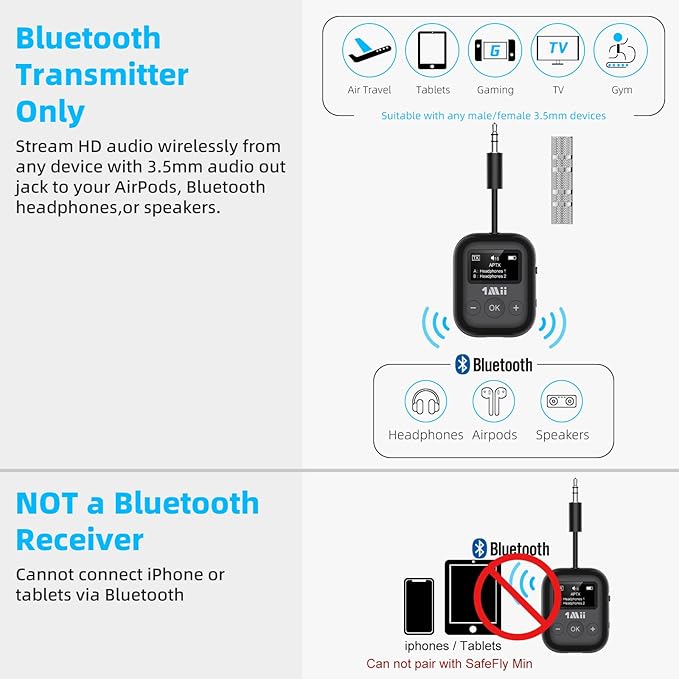Airplane Bluetooth 5.3 Transmitter - Image 6