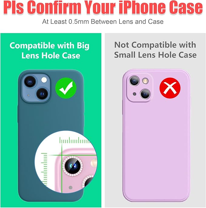 AGVEE 3+3 6 Pack Camera Lens Protector Compatible - Image 3