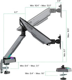 ARES WING RGB Single Monitor Arm Desk Mount - Image 9