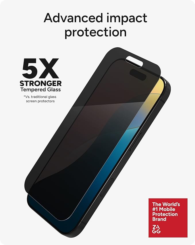 ZAGG Glass Elite Privacy Screen Protector - Image 6