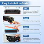 MYTONER 206A Toner Cartridges 4 Pack Compatible Replacement - Image 5