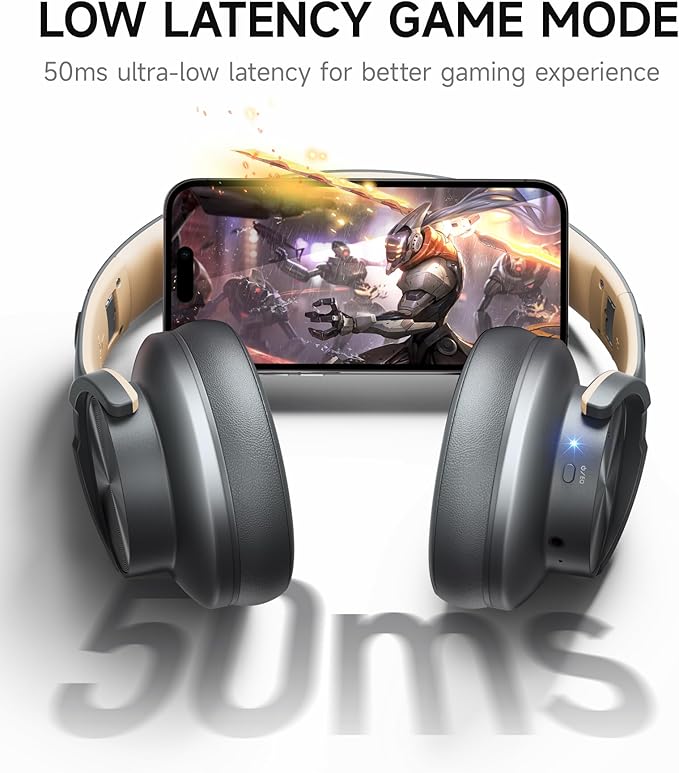 Picun B8 Bluetooth Headphones, 120H Playtime Headphones Wireless Bluetooth - Image 8