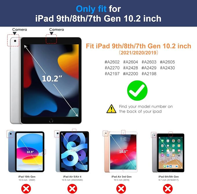 DTTO for iPad 9th/8th/7th Generation 10.2" Case 2021/2020/2019 - Image 2
