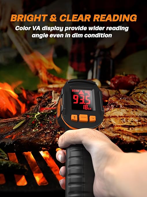 Mecurate Digital Infrared Thermometer Gun Non Contact Laser Temperature Gun - Image 5