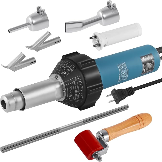 Iglobalbuy 1500W Hot Air Plastic Welder Plastic Welding Roofing Kit Vinyl PVC by Iglobalbuy