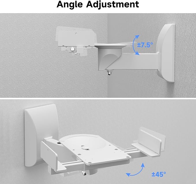 suptek Large Dual Side Clamping Bookshelf Speaker Wall Mounting Bracket - Image 5