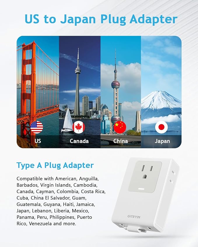 Flat USB C Wall Charger with 31.5in Retractable Type-C Cable, 5-in-1 Slim Wall - Image 4