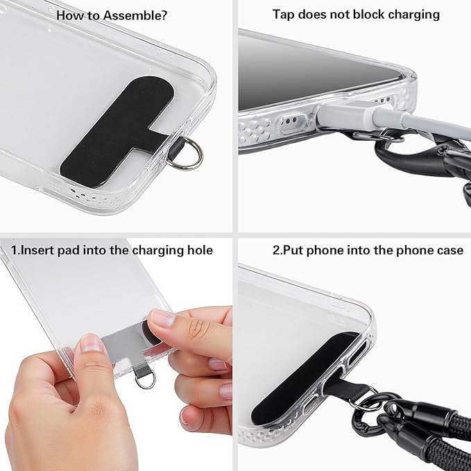 Phone Lanyard, 3-in-1 Anti Theft Phone Straps -Crossbody Lanyard, Neck Holder & - Image 3
