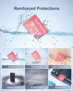JUANWE 128GB Micro SD Card 2 Pack microSDXC Memory Card - Image 6