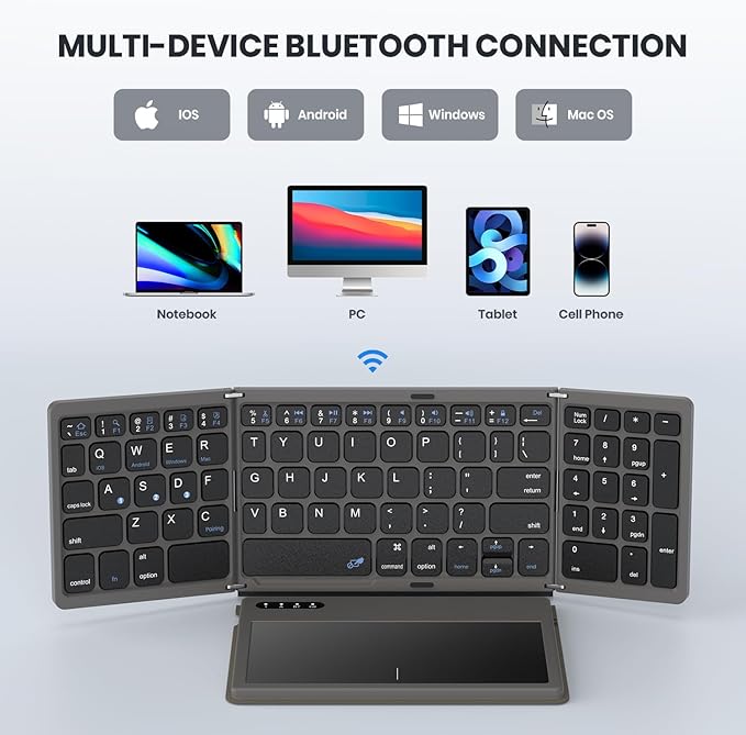 Foldable Bluetooth Keyboard - Image 4