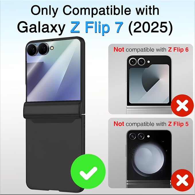 STORMTAL for Samsung Galaxy Z Flip 7 Case, Hinge Protection, Built-in Screen - Image 2