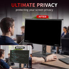Magnetic 24 Inch Computer Privacy Screen Filter, Aluminum Alloy Hanging Privacy - Image 4