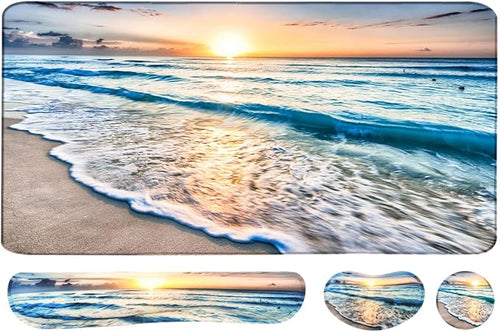 4-in-1 Large Gaming Mouse Pad, Keyboard Wrist Rest Pad & Wrist Support Mousepad by WBWEIRDBEAST