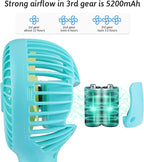 Portable Stroller Fan Personal rechargeable USB Fans - Image 2