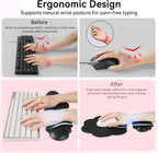 Cloud Wrist Rest for Computer Keyboard, 4-in-1 Memory Foam Leather Cloud - Image 3
