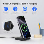 PUY for MagSafe Charger Stand, 20W Fast Magnetic Wireless Charging Station - Image 4