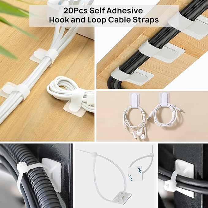 193 PCS Cable Management Kit - Image 6