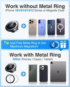 VANMASS for MagSafe Car Mount Magnetic Phone Holder Suction Cell Stand for - Image 5