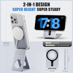 Phone Tripod Stand, Aluminum Alloy Mini Tripod Compatible - Image 2