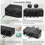 DEMEXBOOK Dual Monitor DisplayPort KVM Switch 2 Monitors 2 Computers 8K@60Hz - Image 8