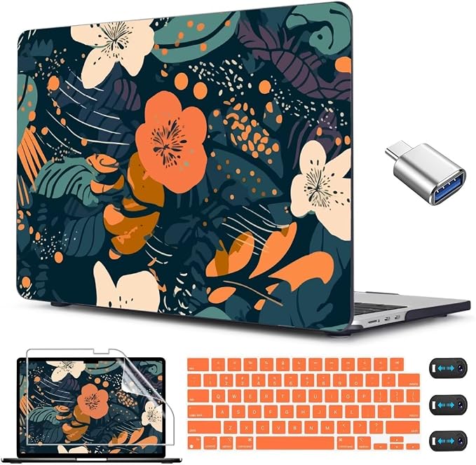 CISSOOK Compatible with MacBook Air 13.6 inch Case 2025 2024 2023 2022 Release by CISSOOK