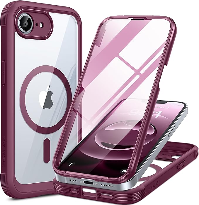 Miracase Magnetic for iPhone 16e Case Full-Body Phone by Miracase