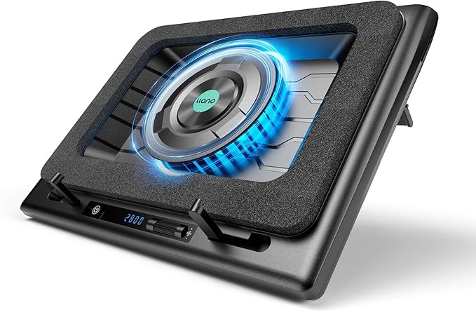 llano V12 Laptop Cooling Pad, Gaming Laptop Cooler Stand by TheHorizonofPossibility