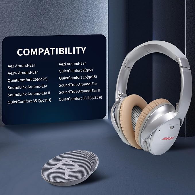 Ear Pads for Bose QC35: Durable Comfortable Noise Cancellation Replacement - Image 3
