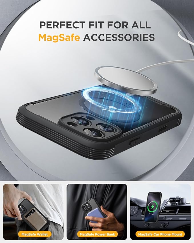 Miracase Magnetic for iPhone 16 Pro Max Case 6.9'' Full-Body Phone case - Image 6