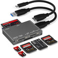 7-in-1 Multi Memory Card Reader, USB 3.0 SD Card Reader Writer Read 7 Cards by Togconn