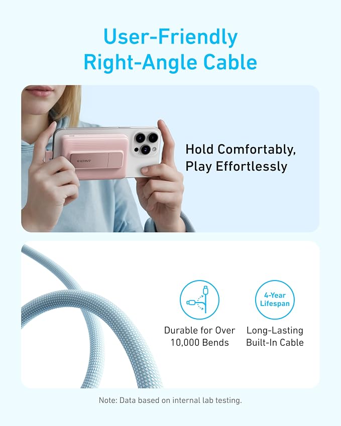 ANKER Zolo Magnetic Power Bank, 000mAh Wireless Portable Charger - Image 5