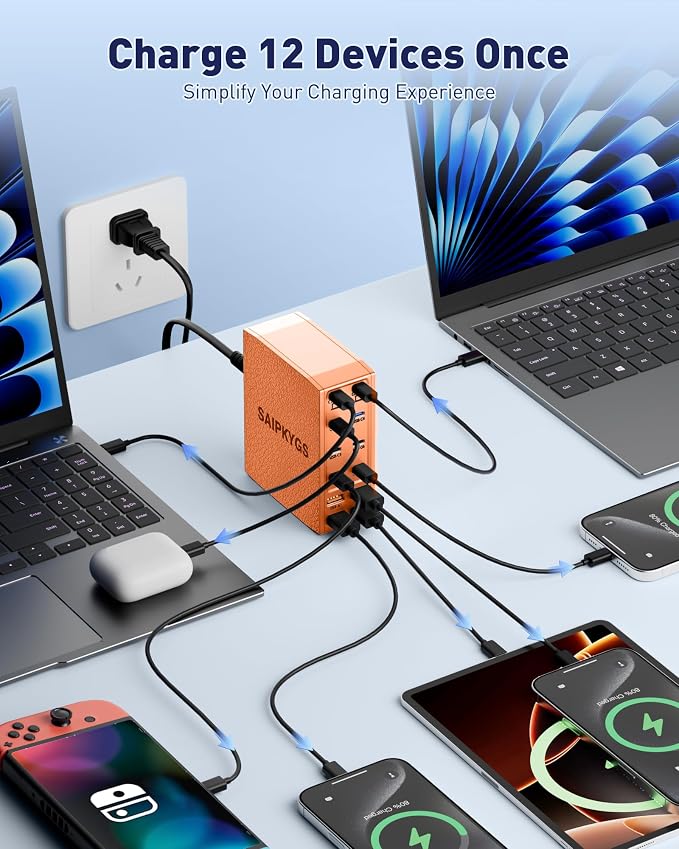 Charging Station, 12-Port USB C Charger Block - Image 4
