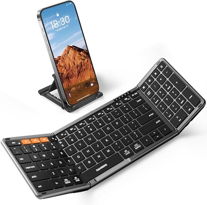 Samsers Foldable Bluetooth Keyboard by HOME